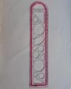 Prima Shape Template Ruler, Triangle Square Circle, 30 cm