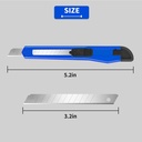 Retractable Utility Knife, Plastic Body
