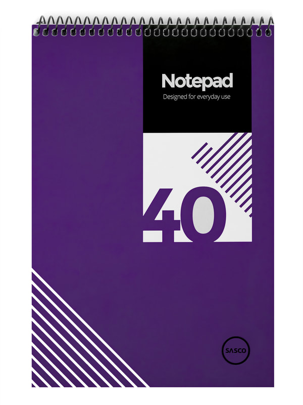 Spiral Notebook, 40 Sheets, 13.5x19.5 cm