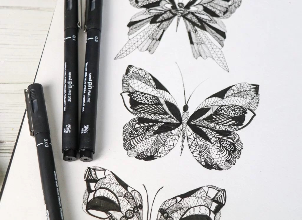 [PEN-FL-0011] Keep Smiling Pigment Liner, Fade-Proof, 0.8 mm