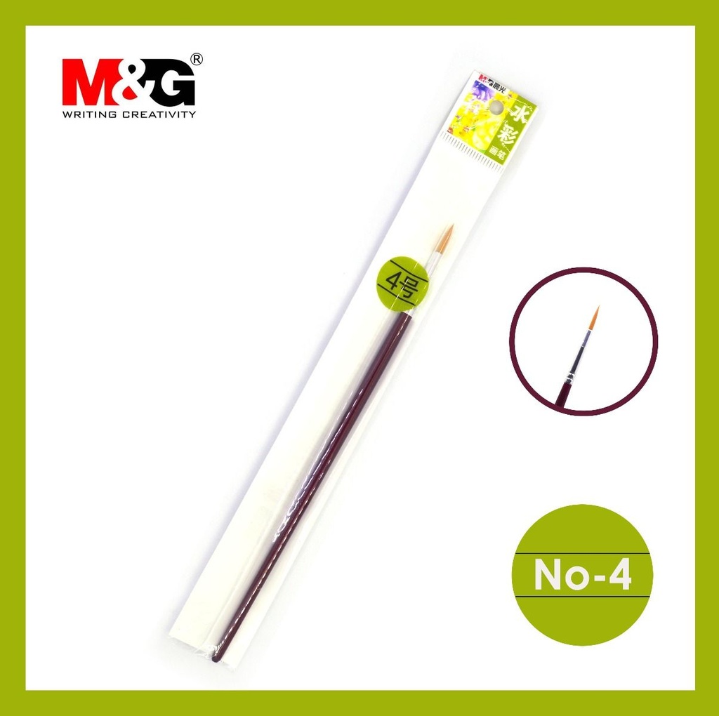 M&G Chenguang Art Training Paint Brush, No. 4