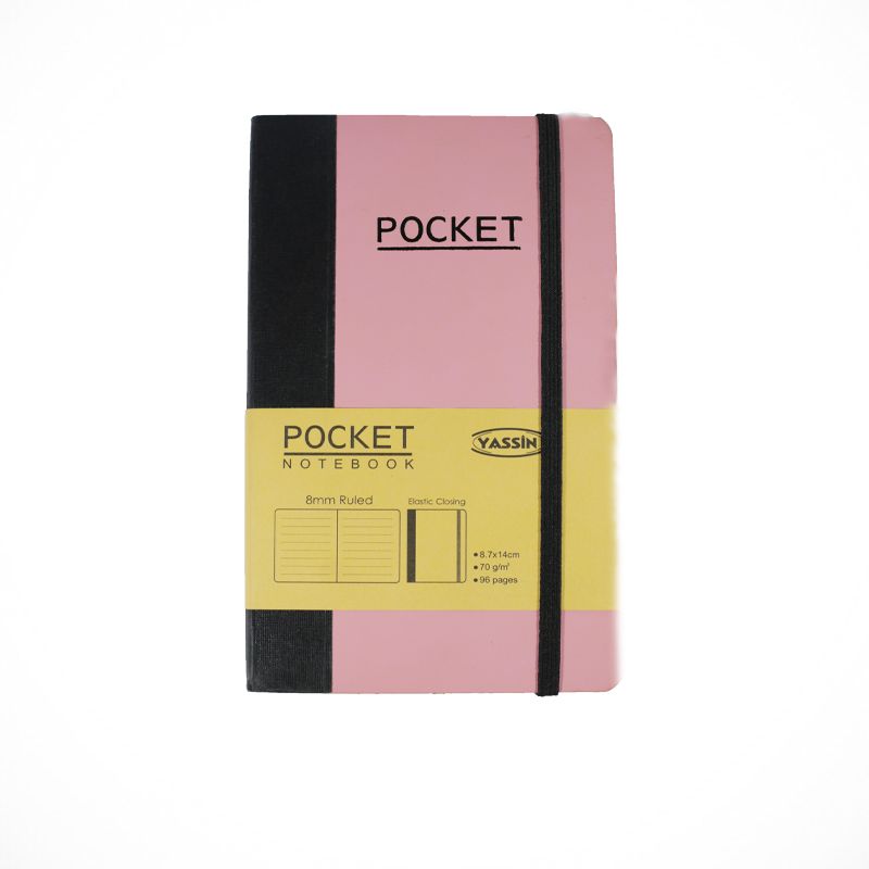 [PAPN-0083] Yassin Pocket Notebook, 96 Sheets, 70 gsm, 8.7x14 cm