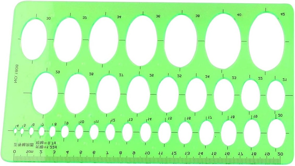 [DRW-0092] Smart Oval Template, Medium