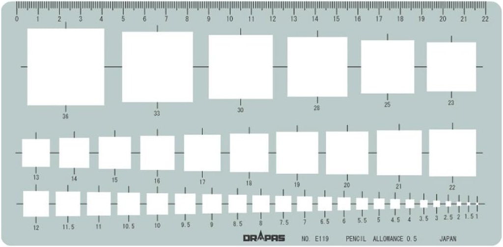 Smart Square Template, Clear