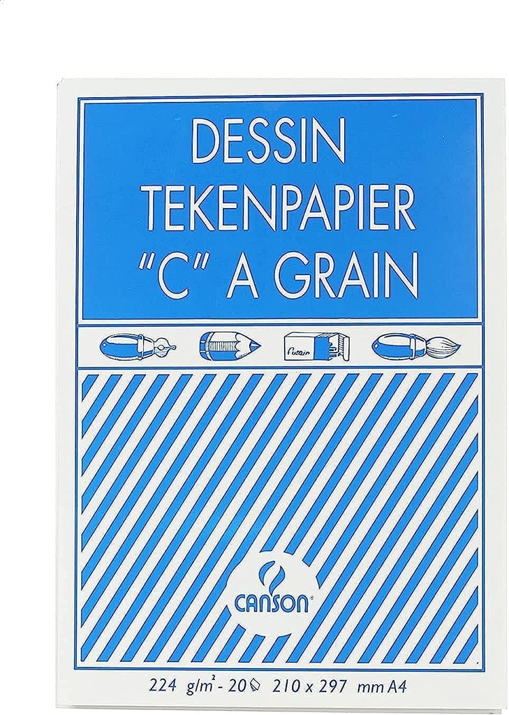 Canson Sketch Pad, 224 gsm, 20 Sheets