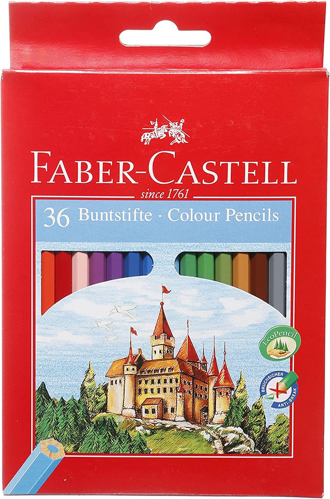 Faber-Castell Colour Pencil Set, 36 Long
