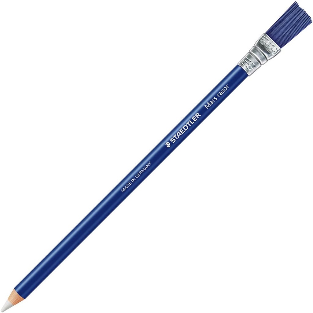 [PEN-ERA-0027] Staedtler Eraser Pen with Brush End, Blue Body