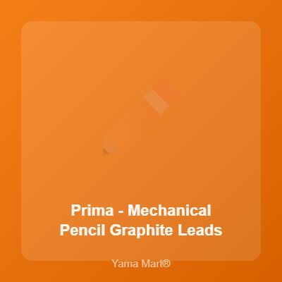 Prima Mechanical Pencil, Graphite 0.7 mm (HB)